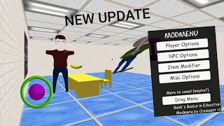 Baldi's Education in School 3D (NEW SECRET ENDING AND UPDATED MOD MENU)