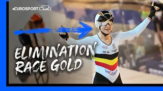 Lotte Kopecky takes Elimination Race Gold ahead of Pfeiffer Georgi | 2022 European Championships