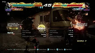 Tekken 7 S4 Bryan side wall combo