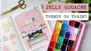 Himi Jelly gouache Review || First impressions & painting time