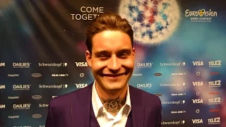 Interview with Douwe Bob (The Netherlands 2016) @ Eurovision in Stockholm
