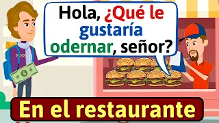 APRENDE ESPAÑOL: En el restaurante | Conversaciones para aprender español - LEARN SPANISH