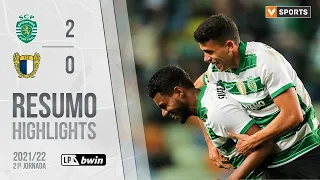 Highlights | Resumo: Sporting 2-0 Famalicão (Liga 21/22 #21)