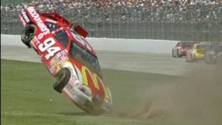 Bill Elliott Racing Crash Compilation