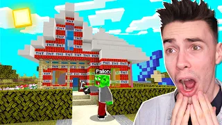 PALION MÓWI "TAK" PRZEZ CAŁY DZIEŃ w Minecraft! *zniszczył dom*
