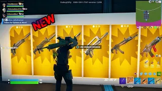 Fortnite: All Secret Weapons in Go Goated Zone Wars!