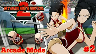 MY HERO ONE'S JUSTICE 2 Arcade Mode Let's Play as Momo Yaoyorozu