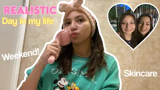 REALISTIC DAY IN MY LIFE! (Weekend edition) | My Skincare routine, journaling, frisbee match, etc!