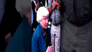 US Treasury Secretary Janet Yellen Interacts With Students In Gandhinagar | G20 Summit 2023 India