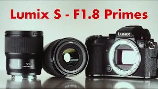 Lumix S 35/50/85mm F1.8 - Best Prime Lenses for L-Mount Cameras? / Lumix S5