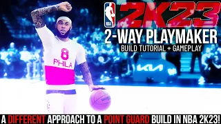 I Took My 2-Way Playmaker Point Guard to The Rec in NBA 2K23!