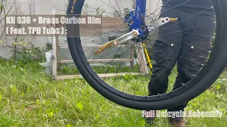 Schlumpf: Kris Holm G36 + Braus Carbon Fibre Rim (Feat. TPU Tube) - Full Unicycle Assembly