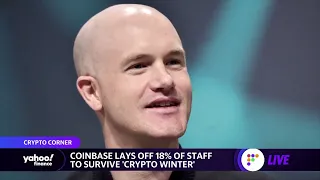 Coinbase lays off 18% of staff as crypto sell-off continues