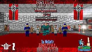 Brutal Wolfenstein 3D: v4 5 - 5 0: Прохождение (Walkthrough) Episode 1 Floor 0