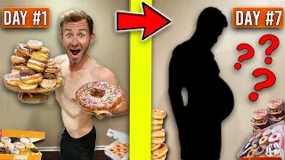 I Ate 5,000 Calories of Donuts Every Day FOR A WEEK! (And THIS happened!)