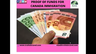 PROOF OF FUNDS FOR CANADA IMMIGRATION