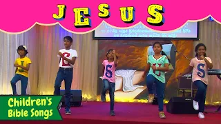 J-E-S-U-S | BF KIDS | Sunday School songs for kids | bible songs for children | bible songs for kids