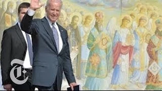 Joe Biden Wraps Up Kiev Visit | Times Minute 4/22/14 | The New York Times