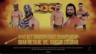 NXT New Year's Evil Santos Escobar vs Gran Metalik for the NXT Cruiserweight Championship