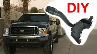 How To Replace Turn Signal Combination Switch 02-07 F250 F350 Ford Super Duty (The fast method)