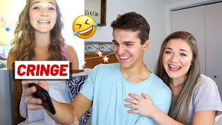 REACTING TO MY MOST EMBARRASSING VIDEO EVER!!