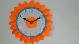 How to make learning clock/Clock model for school project/Cardboard clock/Paper plate clock