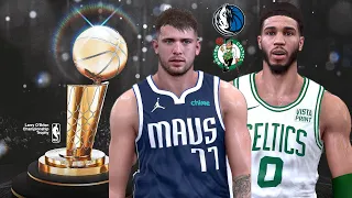 MAVERICKS (5) vs CELTICS (1) | 2024 NBA FINALS PREVIEW | NBA 2K ULTRA REALISTIC GRAPHICS | K4RL