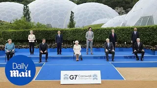 G7 meeting: The Queen poses for photo with world leaders and speaks to President Joe Biden