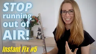 How to STOP RUNNING OUT of AIR on the Flute!