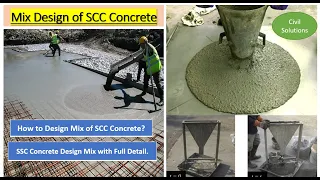 How to Do Design Mix of Self Compacting Concrete as per IS 10262 II What is Self Compacting Concrete