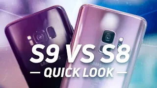 Samsung Galaxy S9 vs S8 Quick Look