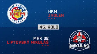 45.kolo HKM Zvolen - MHK 32 Liptovský Mikuláš HIGHLIGHTS