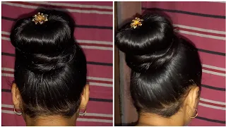 Wonderful! Very Easy Bun Hairstyle Without Clutcher// Cute  Hairstyle Girl Long Hair//Juda Hairstyle