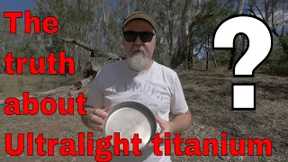 Ultralight titanium cookware, the truth about cooking with titanium pots and pans