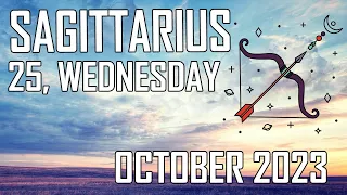 🌞 𝐘𝐨𝐮 𝐃𝐢𝐝𝐧’𝐭 𝐄𝐱𝐩𝐞𝐜𝐭 𝐓𝐡𝐢𝐬 🤸‍♀️Daily Horoscope Sagittarius ♐ October 25, 2023 ✨