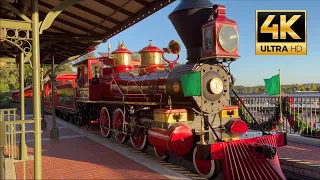 Walt Disney World Railroad Full Ride POV in 4K | Magic Kingdom, January 2023