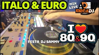 FESTA LIVE Italo Disco 80 e Euro Dance 90 - com Adelino ✪ MegaDJ -  Aniver do DJ SAMMY - Clube União