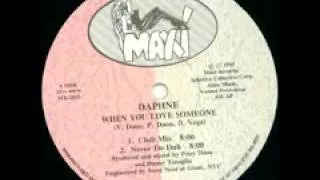 Daphne "When You Love Someone" (Never Do Dub) 1993