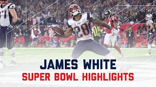 James White Sets Super Bowl Record | Patriots vs. Falcons | Super Bowl Player Highlights