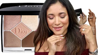 DIOR 5 COULEURS EYESHADOW PALETTE IN NUDE DRESS REVIEW | 2 LOOKS