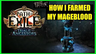 [Path of Exile 3.22] How I Farmed A Mageblood in Ancestor League 3-4 days Necromancer Zombie - 1182