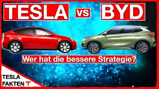 TESLA vs BYD: Strategie, Prozesse, Produkte - Wer macht das Rennen? (FSD & ROBOTAXI)