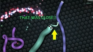 Slither.io - Close Calls!!