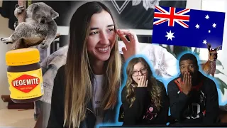 AMERICAN COUPLE REACTS TO Australian Stereotypes