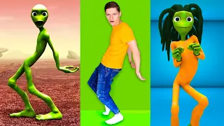 Alien Dance in Real Life - Dame Tu Cosita, Missed The Stranger, Me Kemaste