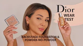 DIOR BACKSTAGE FOUNDATION WEAR TEST | NINA UBHI