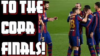 Barcelona vs Sevilla 3-2 Copa del Rey Reaction