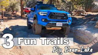 3 Fun Trails in Big Bear - Holcomb Creek Road | Harvey Mine | The Squeeze #offroading