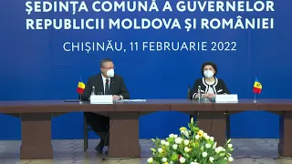 2/11/22: Ședința comună a Guvernelor României și Republicii Moldova