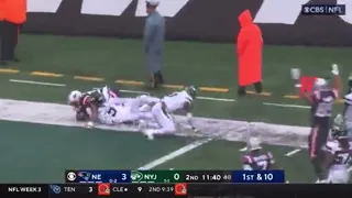 Mac Jones 58 Yard Touchdown Pass to Pharaoh Brown | Patriots vs Jets